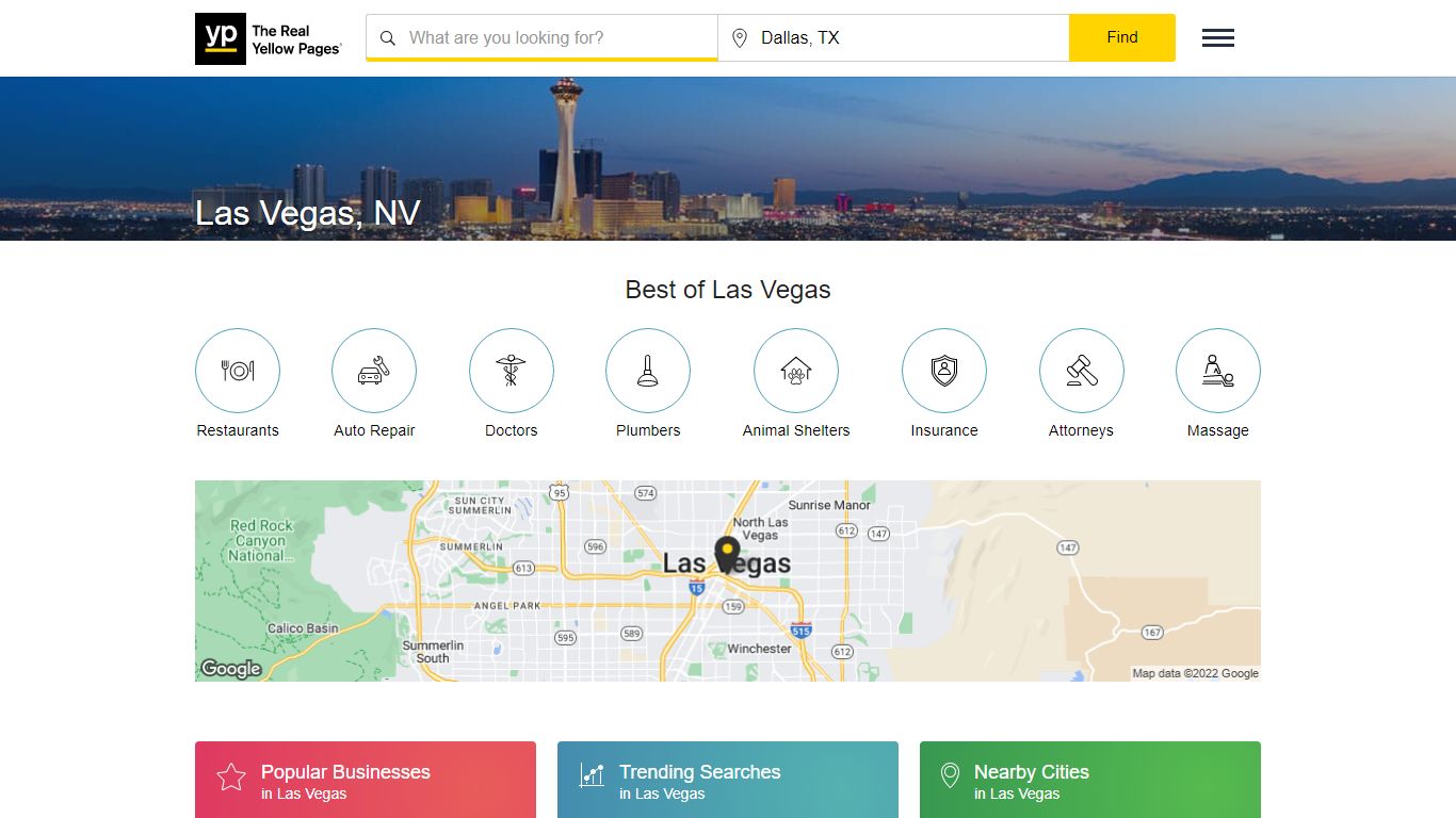 The Real Yellow Pages® - Las Vegas, NV Directory - YP.com